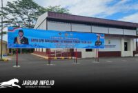 Penampakan fisik gudang ketahanan pangan Polda Sulut yang terletak di SPN Karombasan, Manado. Fasilitas seluas 564 meter persegi ini baru saja diresmikan oleh Presiden Prabowo Subianto secara virtual, Jumat (13/2/2026), untuk mendukung program Makan Bergizi Gratis (MBG).