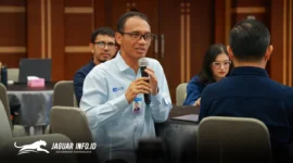 Kepala Kantor Perwakilan Bank Indonesia (BI) Sulawesi Utara, Joko Supratikto, saat memberikan paparan dalam kegiatan Refreshment Wartawan BI Sulut 2026 di Ruang Tondano, Kantor BI Sulut, Manado, Kamis (26/2/2026). Foto : Humas BI Sulut