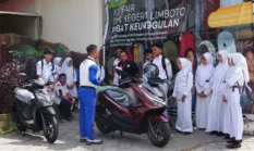 Edukasi Keselamatan Berkendara Honda Sasar Pelajar SMKN 1 Limboto