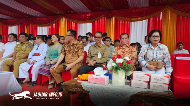 Kepala Kantor Perwakilan Bank Indonesia (BI) Sulawesi Utara, Joko Supratikto, saat menghadiri perayaan Cap Go Meh 2577 dari panggung utama di Kawasan Pecinan, Manado, Selasa (3/3/2026). Foto Istimewa