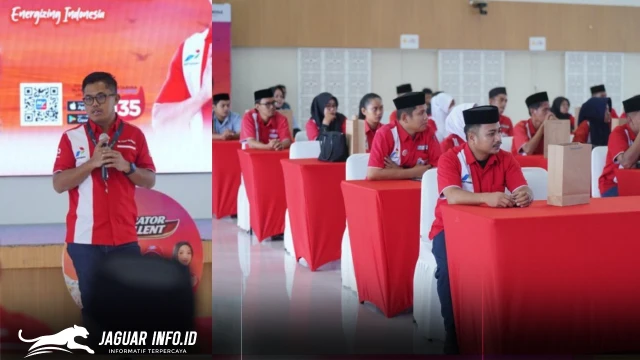 Sejumlah peserta mengikuti program upskilling operator SPBU yang diselenggarakan Pertamina Patra Niaga Regional Sulawesi di Makassar, Senin (2/3/2026). Foto Pertamina