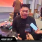 Founder PCN Indonesia, Ivan, saat memberikan sesi wawancara eksklusif mengenai peran strategis BuildNext One Day Exhibition Manado dalam memperkuat ekosistem industri konstruksi lokal, di Four Points by Sheraton Manado.