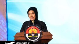 Pengamat sosial Universitas Indonesia, Devie Rahmawati, memberikan sambutan terkait evaluasi sistem keselamatan dan tingginya kepuasan publik mudik Lebaran 2026 dalam sebuah diskusi di Jakarta.