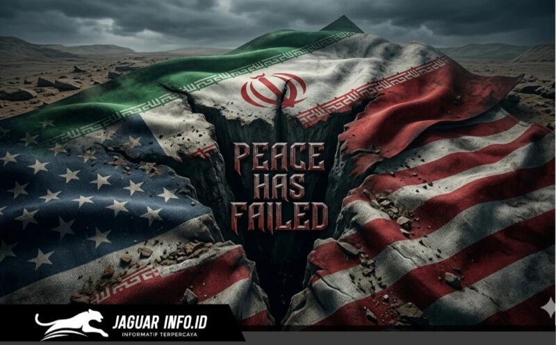 Kegagalan kesepakatan dalam perundingan damai AS-Iran yang berlangsung di Islamabad, Pakistan.