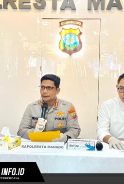 Polresta Manado Tangkap Pelaku Kasus Penganiayaan di Wori yang Tewaskan Warga