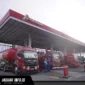 Mobil tangki Pertamina yang dikelola Elnusa Petrofin disiagakan untuk melayani distribusi BBM Minahasa Selatan.