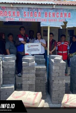 Pertamina Patra Niaga Salurkan Bantuan Pemulihan Pasca Gempa Bitung untuk Infrastruktur