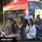 Suasana pengunjung saat melihat unit motor terbaru dalam ajang Sporty Campus Exhibition Honda yang berlangsung meriah di Universitas Klabat.