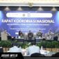 Direktur Utama Jasa Raharja Muhammad Awaluddin saat memaparkan strategi digitalisasi dalam Rakornas Pengelolaan Pendapatan Daerah 2026 di Jakarta.