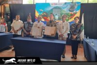 Penandatanganan PKS antara Kota Tomohon dan Kabupaten Bone Bolango yang mendapat dukungan penuh dari Bank Indonesia.