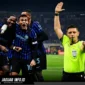 Penunjuk wasit Serie A, Gianluca Rocchi, saat memantau jalannya pertandingan di Liga Italia.