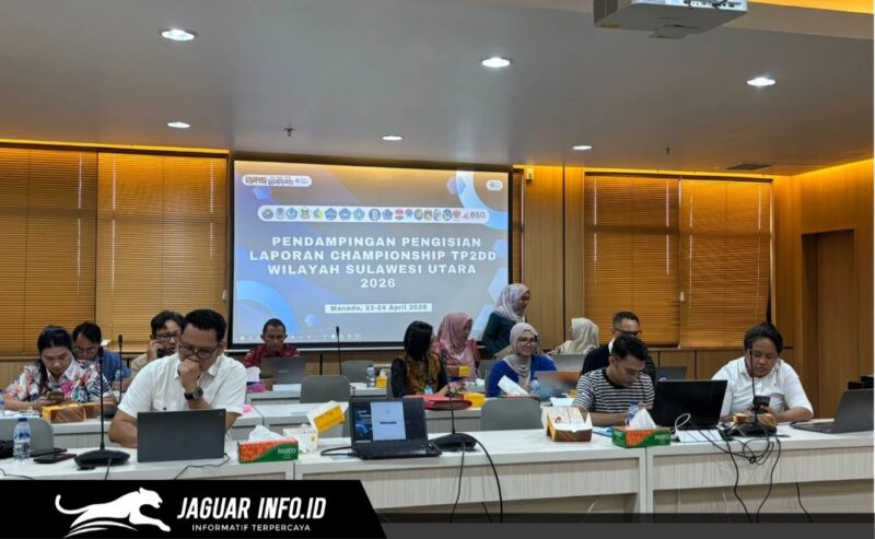 pengisian laporan Championship P2DD 2026 yang diselenggarakan oleh Kantor Perwakilan Bank Indonesia Provinsi Sulawesi Utara bersama Tim Percepatan dan Perluasan Digitalisasi Daerah (TP2DD) se-Sulawesi Utara di Manado.
