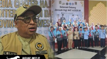 Ratusan jemaah haji asal Sulawesi Utara memadati wisma di Asrama Haji Tuminting, Manado, menjelang keberangkatan menuju tanah suci, Jumat (1/5/2026).