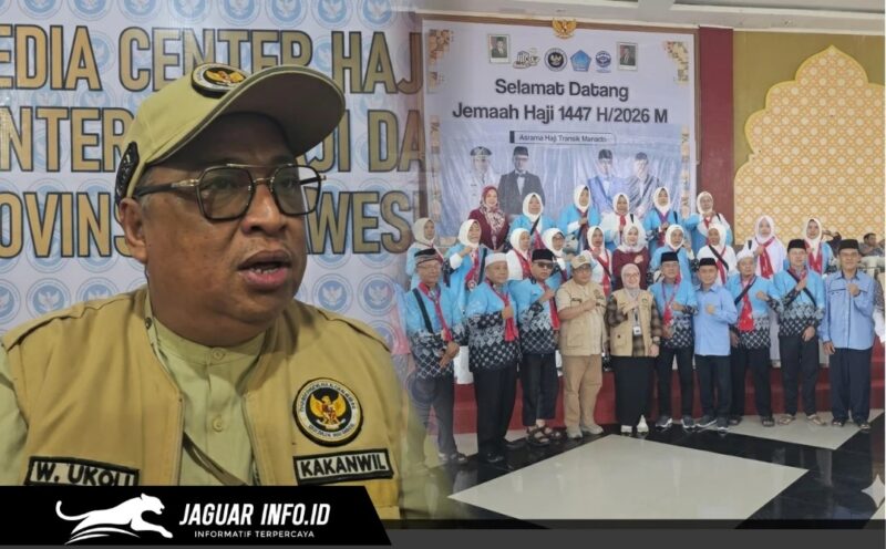 Ratusan jemaah haji asal Sulawesi Utara memadati wisma di Asrama Haji Tuminting, Manado, menjelang keberangkatan menuju tanah suci, Jumat (1/5/2026).