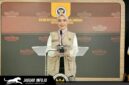 Juru Bicara Kemenhaj, Maria Assegaff, saat memberikan keterangan pers terkait perkembangan operasional haji 2026 di Jakarta.