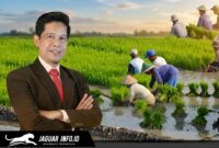 Kepala BPS Sulawesi Utara, Dr. Watekhi, dengan latar belakang aktivitas sektor pertanian yang menjadi tumpuan ekonomi daerah.