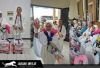Jemaah haji asal Bolmut, Samawati, akhirnya berangkat ke Tanah Suci usai menjalani perawatan medis.