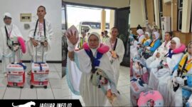 Jemaah haji asal Bolmut, Samawati, akhirnya berangkat ke Tanah Suci usai menjalani perawatan medis.