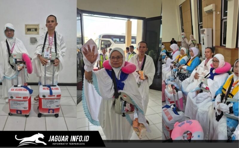 Jemaah haji asal Bolmut, Samawati, akhirnya berangkat ke Tanah Suci usai menjalani perawatan medis.