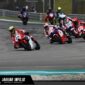 Deretan motor balap andalan Astra Honda Racing Team yang siap dipacu di Sirkuit Buriram, Thailand.