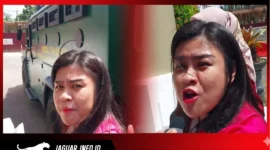 Bupati Sitaro Nonaktif Chyntia Kalangit saat tiba di kantor Kejati Sulut untuk menjalani pemeriksaan lanjutan terkait dugaan korupsi bantuan Gunung Ruang.