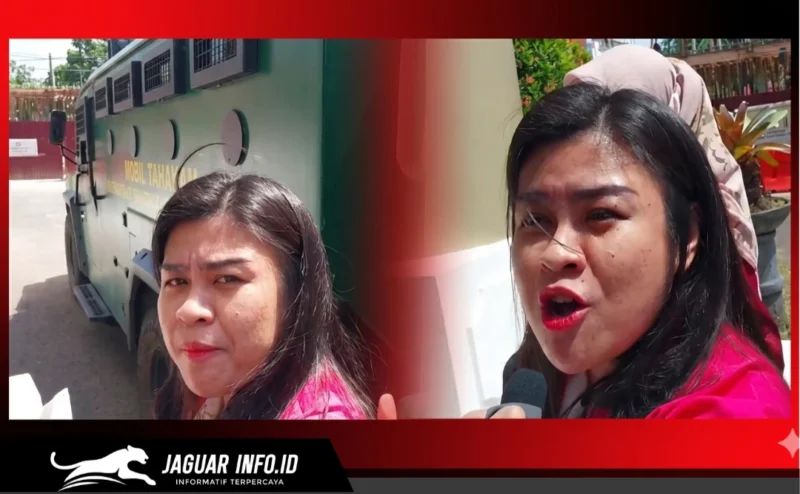 Bupati Sitaro Nonaktif Chyntia Kalangit saat tiba di kantor Kejati Sulut untuk menjalani pemeriksaan lanjutan terkait dugaan korupsi bantuan Gunung Ruang.