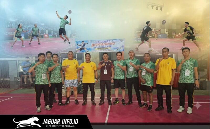 Kapolresta Manado membuka turnamen bulutangkis Polresta Manado 2026. Kompetisi ini menjadi pemanasan jelang kejuaraan badminton Kapolda Cup.