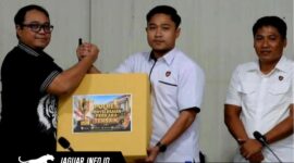 Dirreskrimsus Polda Sulut, Kombes Pol FX Winardi Prabowo, saat memimpin kegiatan Analisa dan Evaluasi (Anev) penanganan perkara korupsi bersama jajaran Kasat Reskrim. 