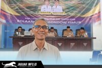 Suasana High Level Meeting TP2DD dan TPID Kabupaten Bolaang Mongondow Timur yang dihadiri oleh Bupati Oskar Manoppo dan Kepala BI Sulawesi Utara Joko Supratikto di Tutuyan.