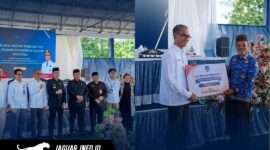 Bupati Bolaang Mongondow Selatan Iskandar Kamaru bersama Kepala Kantor Perwakilan Bank Indonesia Sulawesi Utara Joko Supratikto dan seluruh jajaran lintas instansi berfoto bersama usai pelaksanaan High Level Meeting TPID dan TP2DD di Bolsel, Rabu (20/5/2026).