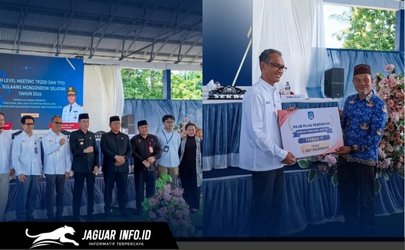 Bupati Bolaang Mongondow Selatan Iskandar Kamaru bersama Kepala Kantor Perwakilan Bank Indonesia Sulawesi Utara Joko Supratikto dan seluruh jajaran lintas instansi berfoto bersama usai pelaksanaan High Level Meeting TPID dan TP2DD di Bolsel, Rabu (20/5/2026).