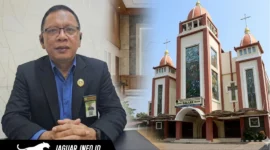 Ketua Panitia Lokal Hapsa PKB GMIM 2026, Pdt. Franky Rompas, S.Th., M.Pd., saat menyampaikan persiapan teknis pelaksanaan lomba di GMIM Galilea Teling Manado.