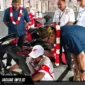 Para siswa SMKN 3 Mandau saat mempraktikkan keterampilan mekanik langsung di bawah pengawasan teknisi ahli pada peresmian Pos AHASS TEFA Astra Honda Riau.