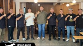Pengurus, panitia, dan para bakal calon ketua DPD IVENDO Sulawesi Utara foto bersama usai menggelar agenda Pra-Musda ke-II di Sparta Tikala, Manado. (Foto: Jaguarinfo.id)