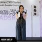 Suasana peluncuran Realme C100 Series Indonesia yang mengusung konsep baterai besar untuk anak muda.