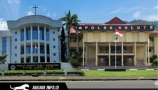 Gedung Kantor Sinode GMIM di Tomohon & Gedung Polda Sulawesi Utara.