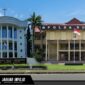 Gedung Kantor Sinode GMIM di Tomohon & Gedung Polda Sulawesi Utara.