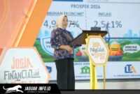 Deputi Gubernur Bank Indonesia, Aida S. Budiman, saat memberikan keynote speech dalam acara LIKE IT 2026 di Yogyakarta, 22-05-2026. (Foto: Dok. Bank Indonesia)