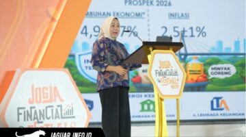 Deputi Gubernur Bank Indonesia, Aida S. Budiman, saat memberikan keynote speech dalam acara LIKE IT 2026 di Yogyakarta, 22-05-2026. (Foto: Dok. Bank Indonesia)