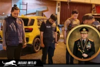 Aparat Kepolisian saat menggelar patroli malam di wilayah Manado demi menjaga situasi kamtibmas yang kondusif.
