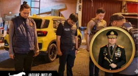 Aparat Kepolisian saat menggelar patroli malam di wilayah Manado demi menjaga situasi kamtibmas yang kondusif.