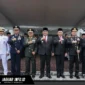 Kapolda Sulut Irjen Pol Roycke Harry Langie bersama unsur Forkopimda saat mengikuti Upacara Hari Lahir Pancasila di Kantor Gubernur Sulut, 01/06/26.