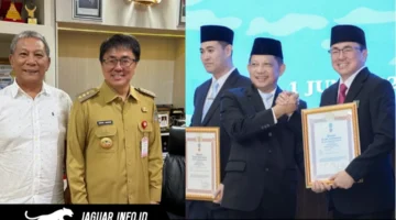 Penyerahan Tanda Kehormatan Satyalencana Wira Karya oleh Menteri Dalam Negeri RI kepada Walikota Manado.