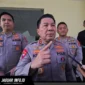 Kapolda Sulut Roycke Harry Langie saat memberikan keterangan pers terkait pemberantasan aksi kejahatan di Mapolda Sulut, Rabu (03/06/26).