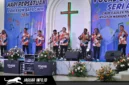 Pelaksanaan Hapsa PKB Sinode GMIM di Jemaat GMIM Galilea Teling berjalan aman dan penuh sukacita, menghadirkan lomba Vocal Group serta Bola Voli bagi kaum bapa