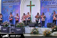Pelaksanaan Hapsa PKB Sinode GMIM di Jemaat GMIM Galilea Teling berjalan aman dan penuh sukacita, menghadirkan lomba Vocal Group serta Bola Voli bagi kaum bapa