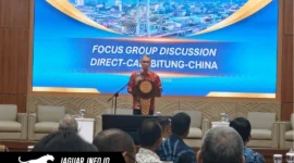 Kepala Perwakilan Bank Indonesia Sulawesi Utara, Joko Supratikto, saat membuka kegiatan FGD Direct Call Bitung–China di Manado, Jumat (05/06/26).