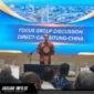 Kepala Perwakilan Bank Indonesia Sulawesi Utara, Joko Supratikto, saat membuka kegiatan FGD Direct Call Bitung–China di Manado, Jumat (05/06/26).
