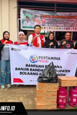 Pertamina Salurkan Bantuan Penanganan Banjir Bandang di Bolaang Mongondow
