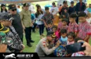 Polres Kepulauan Sangihe salurkan bantuan dan lakukan trauma healing bagi warga terdampak gempa di wilayah perbatasan menjelang Hari Bhayangkara ke-80.